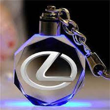 Load image into Gallery viewer, Lexus LED Crystal Keychain