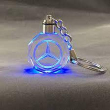 Load image into Gallery viewer, Mercedes Benz LED Crystal Keychain