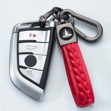 Load image into Gallery viewer, Tesla Leather Braided Keychain