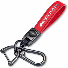 Load image into Gallery viewer, Mercedes Benz AMG Red Genuine Leather Keychain