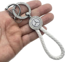 Load image into Gallery viewer, Mercedes Benz Genuine Leather Keychain
