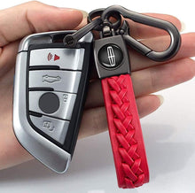 Load image into Gallery viewer, Lincoln Leather Braided Keychain