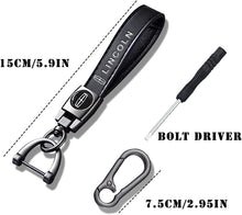 Load image into Gallery viewer, Lincoln Leather Keychain