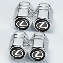 Load image into Gallery viewer, Lexus Keychain Valve Stem Caps Set