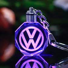 Volkswagen LED Crystal Keychain