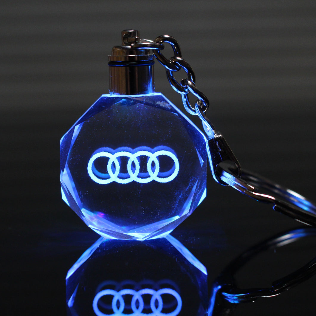 Audi LED Crystal Keychain