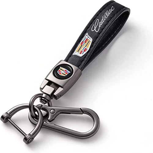 Leather Car Keychain Key Ring for Men and Woean, Key Fob Car Accessories Family Present