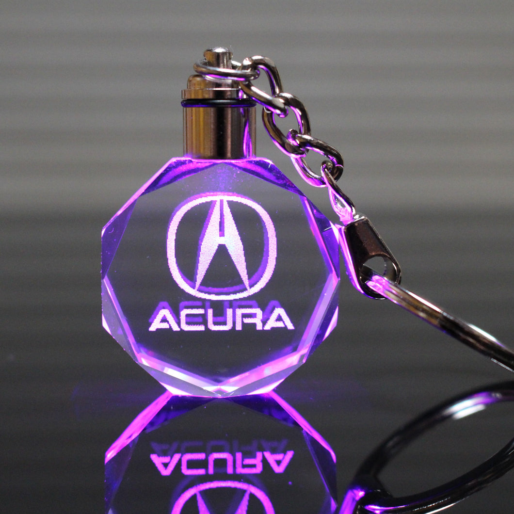 Acura LED Crystal Keychain