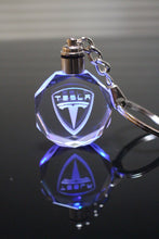 Load image into Gallery viewer, Tesla LED Crystal Keychain 😍😎 maximize that ride!
