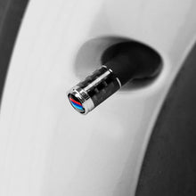 Load image into Gallery viewer, BMW Carbon Fiber M Valve Stem Caps
