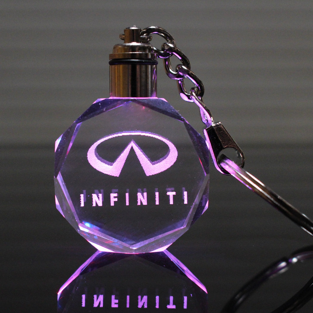 Infiniti LED Crystal Keychain 😍