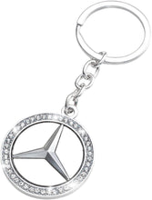 Load image into Gallery viewer, Mercedes Benz Crystal Keychain
