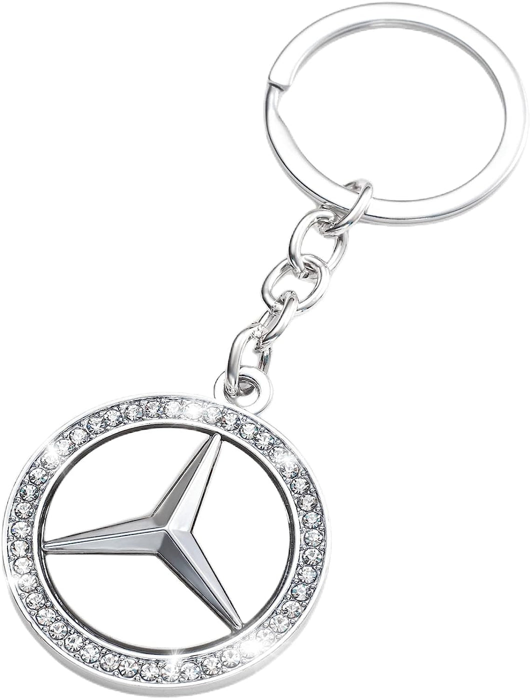 Mercedes Benz Crystal Keychain