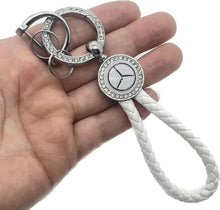 Load image into Gallery viewer, Mercedes Benz Genuine Leather Keychain
