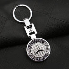 Load image into Gallery viewer, Mercedes Benz 3D Chrome Keychain
