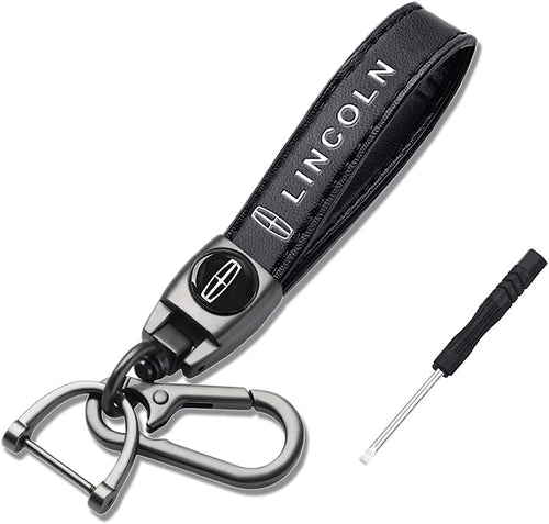 Lincoln Leather Keychain