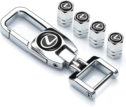 Lexus Keychain Valve Stem Caps Set