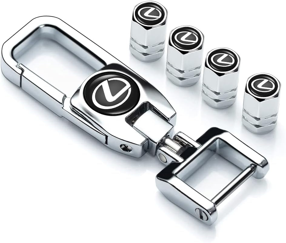 Lexus Keychain Valve Stem Caps Set